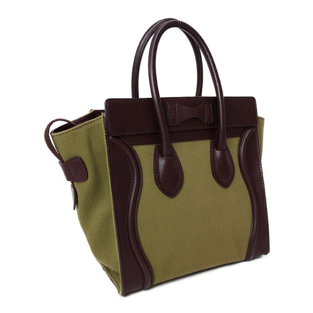 Celine Shopper Tote Shoulder Leather Calfskin Handbag - Picture 2 of 9